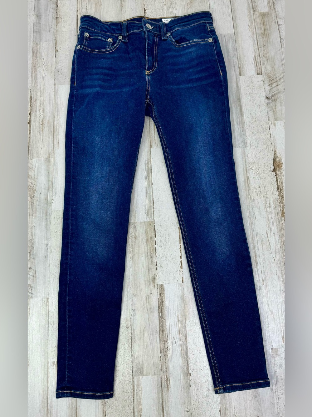 Rag & Bone Cate Ankle Skinny 25 (26x27) Blue Mid-Rise Jeans - Picture 2 of 11